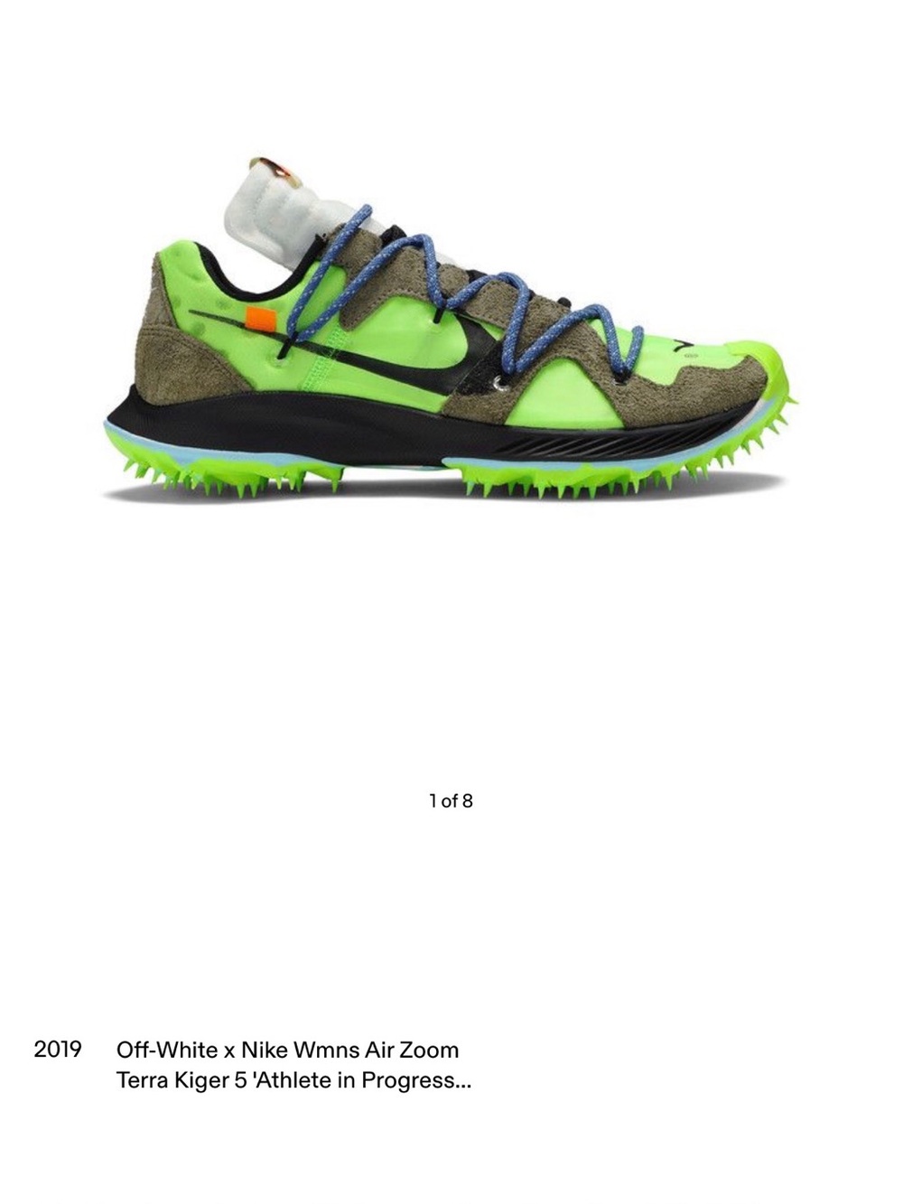 Nike Men’s Air Zoom Trail Sneaker - Neon Green & Olive